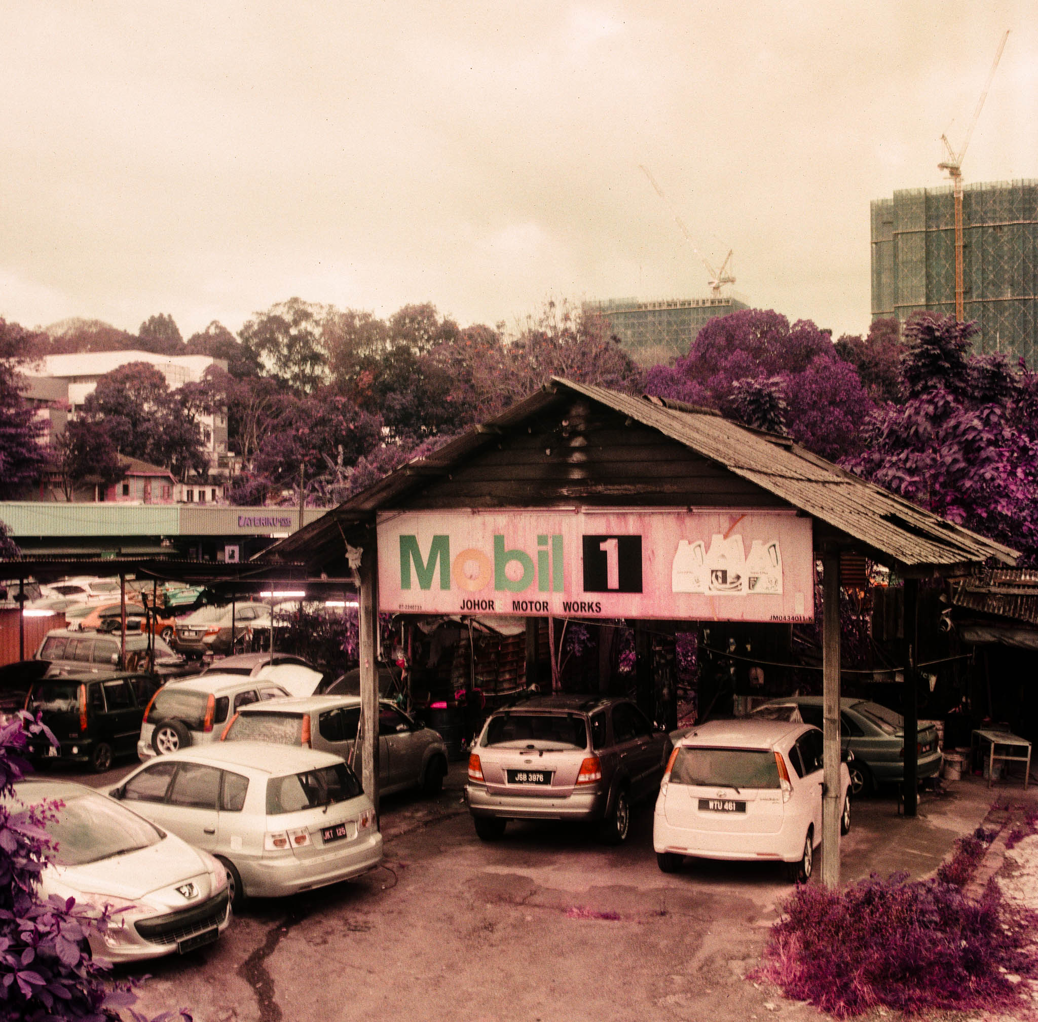 Johor Bahru, Lomochrome Purple, Frame 7